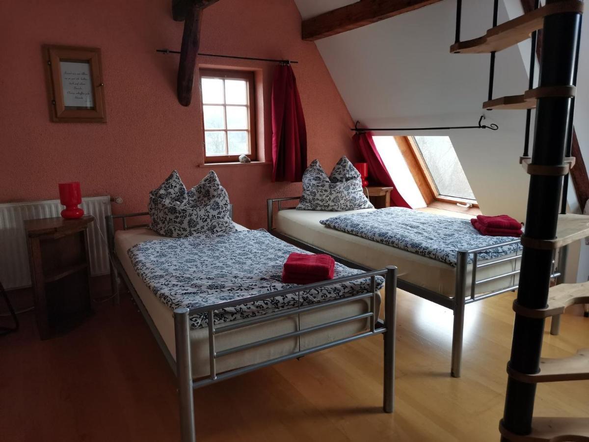 Appel-Ranch Apartman Bockelwitz Kültér fotó